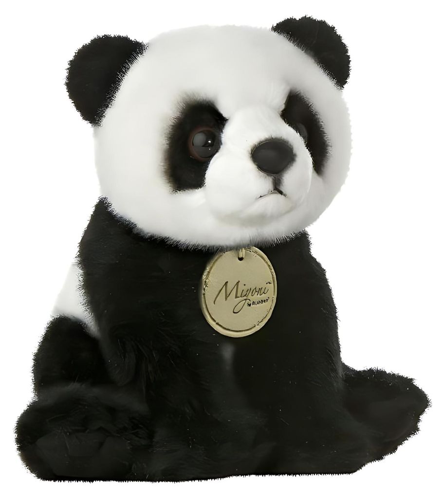 Aurora MiYoni Panda Schwarz Weiß 20 cm Produktbild 