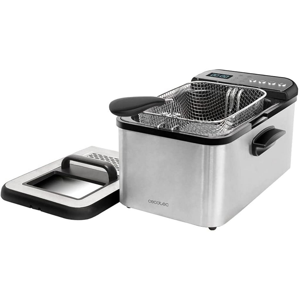 Cecotec Fritteuse mit Öl CleanFry Luxury 3000