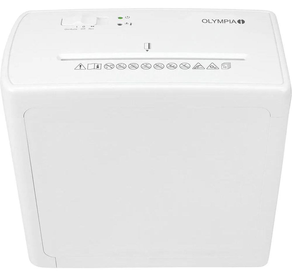 Olympia 2640 Olympia Aktenvernichter CC 1010 S Weiß Immagine del prodotto 