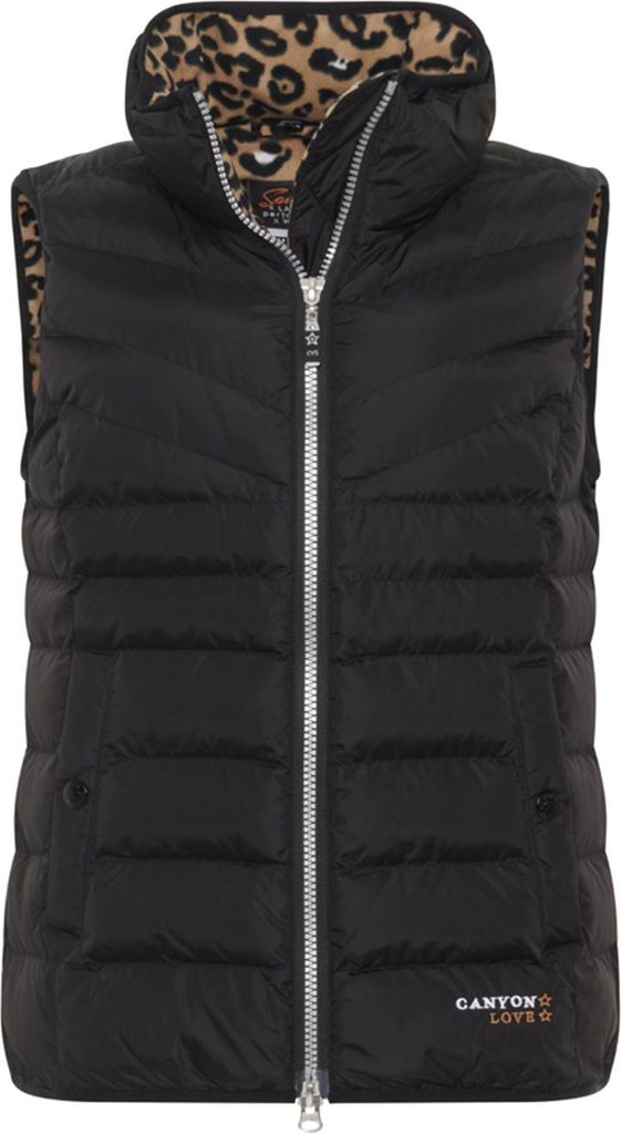 CANYON Damen Wattierte Steppweste 612301 black : 40 : black Farbe: black Größe: 40