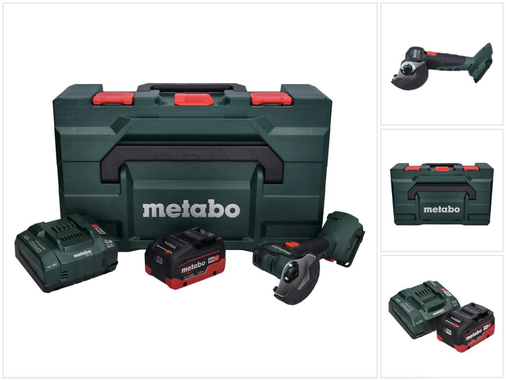 Metabo CC 18 LTX Akku Winkelschleifer 18 V 76 mm Brushless Produktbild 