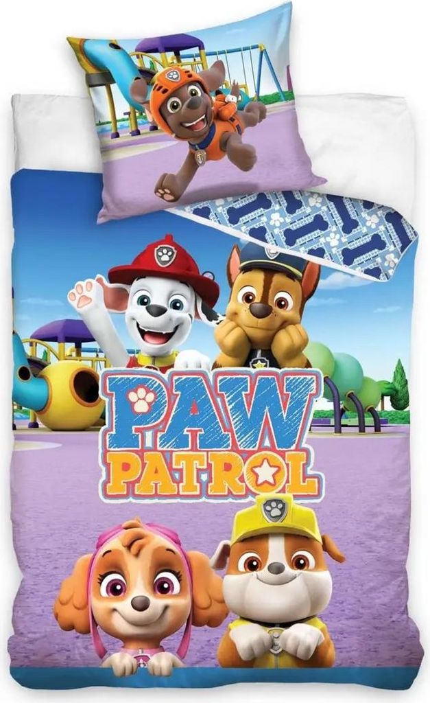 PAW Patrol Bettbezug Spielplatz 140 x 200 cm - 70 x 90 cm