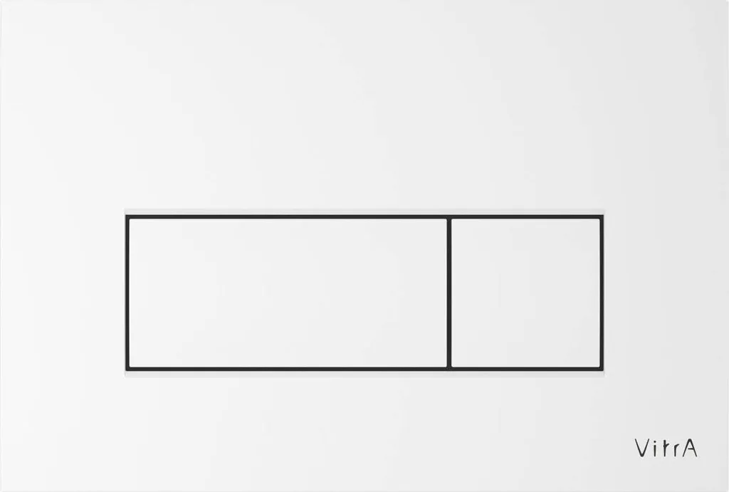 Robinet de chasse Root Square blanc anti-calcaire et design durable