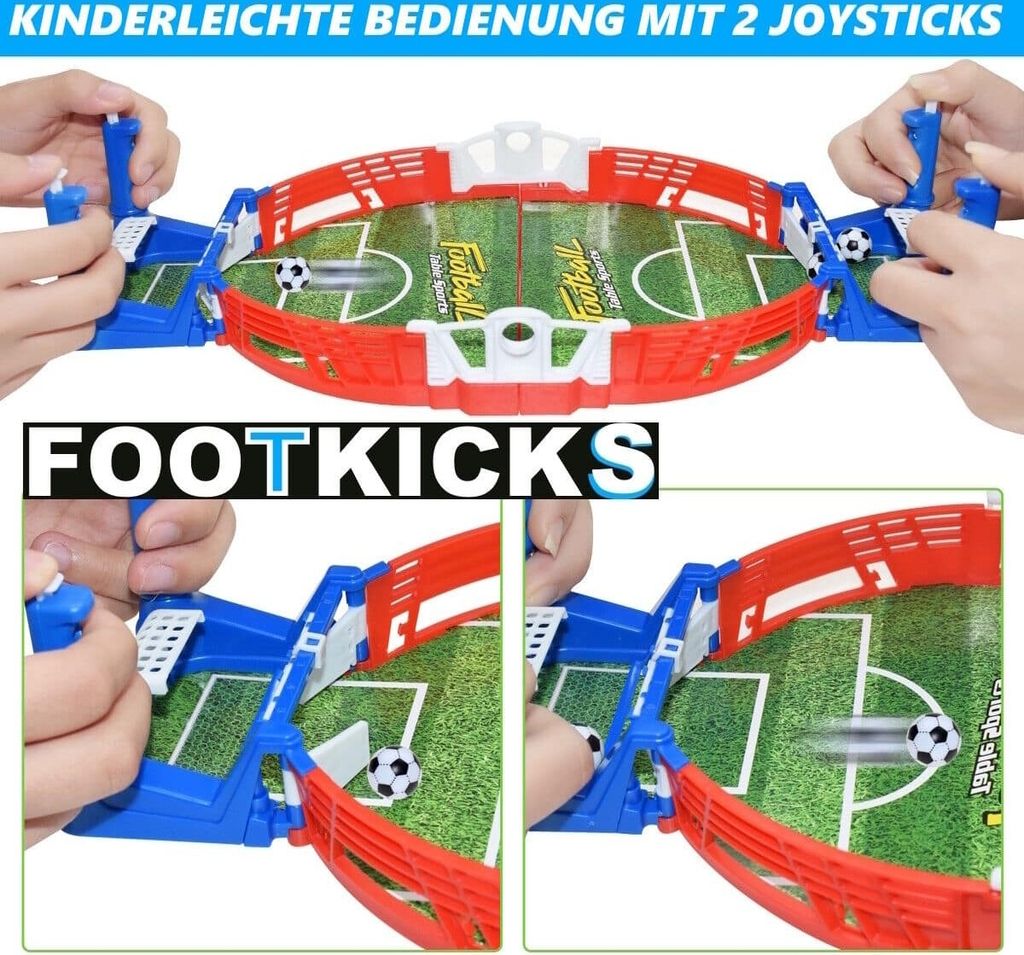 FOOTKICKS mini fotbalový stůl fotbalový stůl pinballový Obrázek produktu 5
