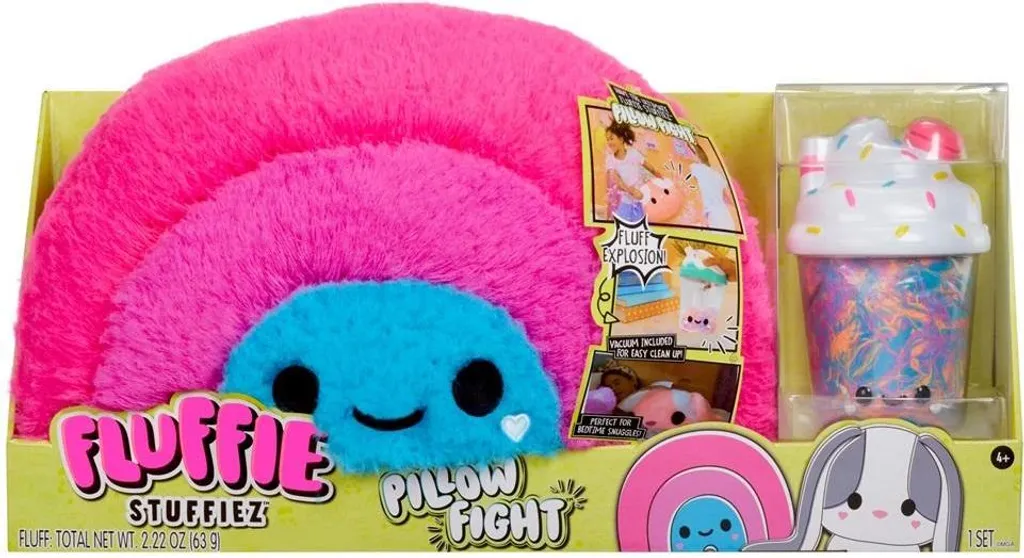 Coussin de Jeu Fluffie Stuffiez Rainbow : Idéal pour Déco et Détente