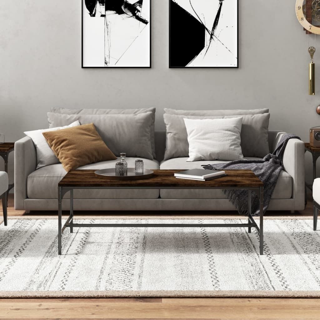 "SALE 2026"Couchtische - Braun Couchtisch Räuchereiche 80x50x35cm Holzwerkstoff Stabli Möbel5455877