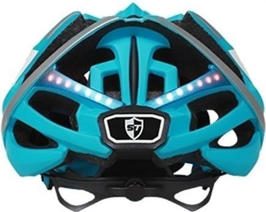 Casque connecté intelligent SAFE-TEC TYR 2 Turquoise taille XL