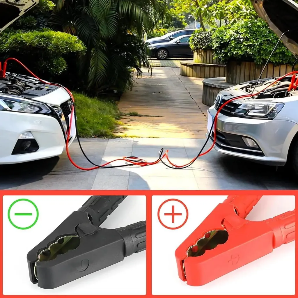 Cavo Jumper Auto 3000A 4m 50mm² Rame Puro | Starter Professionale 12V/24V