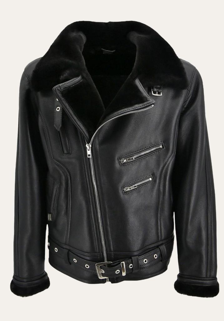 Lammfelljacke - VANDAMM - Größe: XL | Farbe: Schwarz Produktbild 