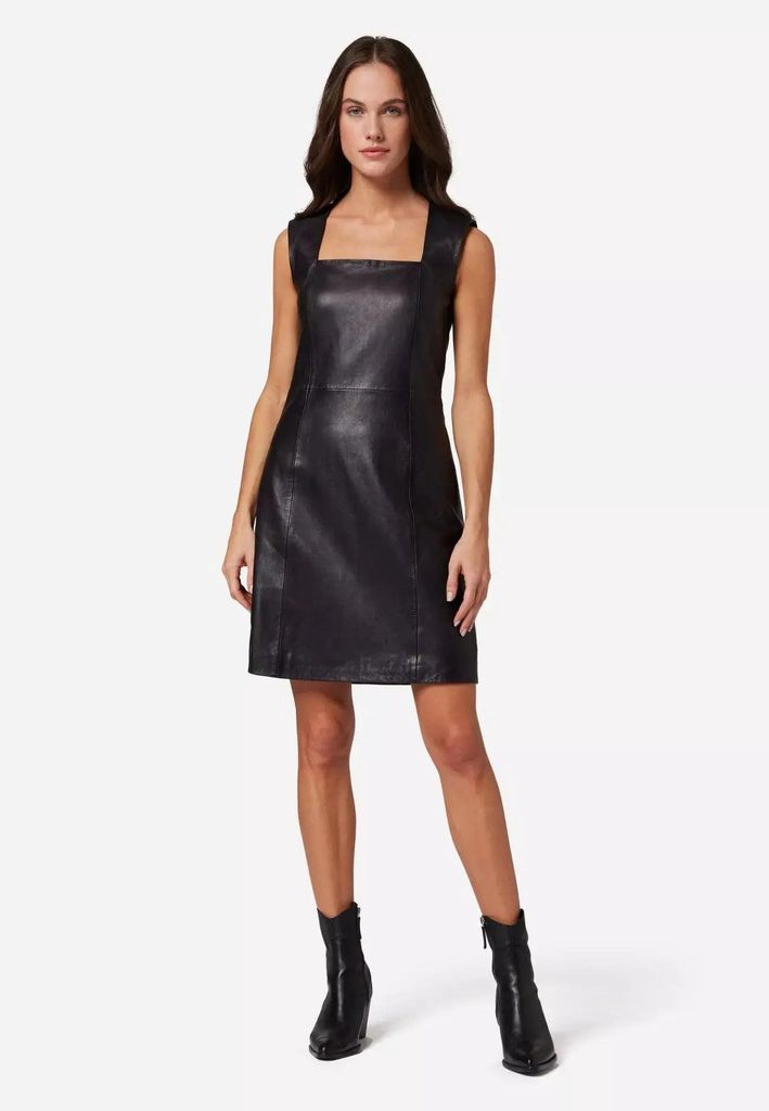 Lederkleid Ricano LINN – Schwarz / XS