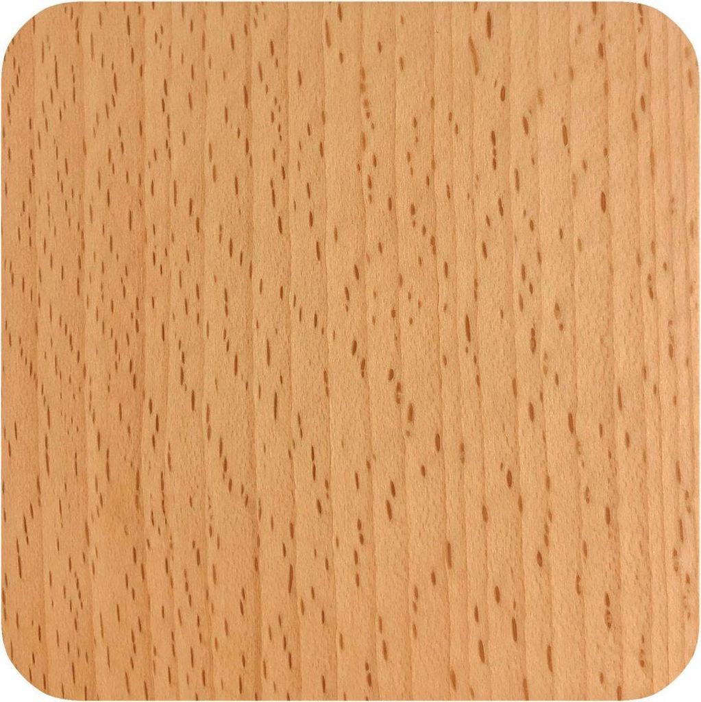 Untersetzer, helles Holz - quadratisch - Nr. 1