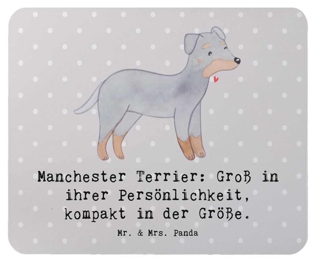 Mr. & Mrs. Panda Mauspad Manchester Terrier Persönlichkeit Produktbild 