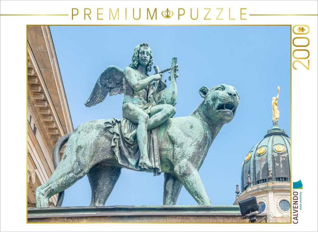 CALVENDO Puzzle Berlin, Skulpturen im Konzerthaus | 2000 Teile Lege-Größe 90x67cm Foto-Puzzle für glückliche Stunden