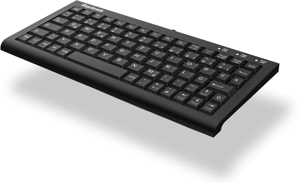 Clavier USB Compact pour Petit Bureau KeySonic ACK-3401U SoftSkin