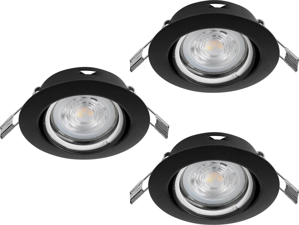 Spot LED EGLO FAVAZZINA GU10 1200 lm noir pour un éclairage moderne