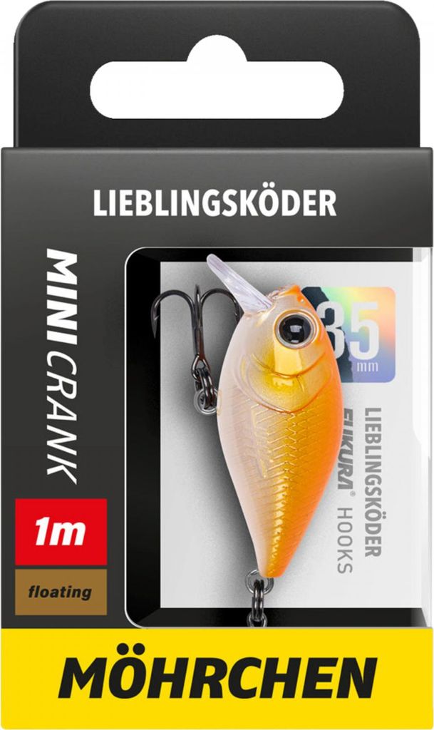 Lieblingsköder Mini Crank (Möhrchen)