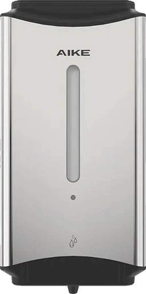 Distributeur de savon mural liquide de 1100 ml en acier inox poli