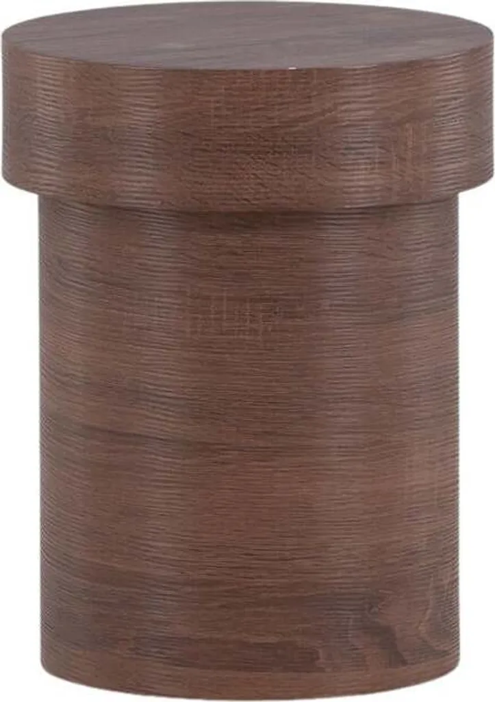 Petite table basse 35cm pour salon et chambre - FURNLUX Malung Noyer
