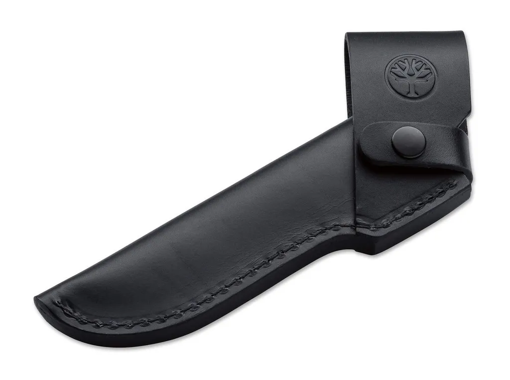 Étui de couteau de survie en cuir noir G.E.K. - Protection robuste Outdoor