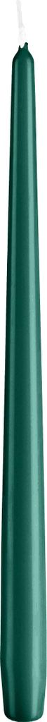 Konische Spitzkerzen Dunkelgrün 400 x Ø 23 mm, 10 Stück