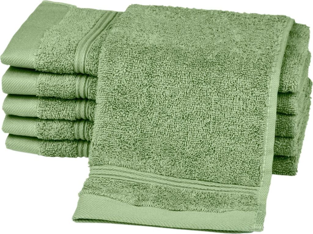 Ross Uni-Walk Handtücher Rubin Gästetuch 30x50 cm piniengrün