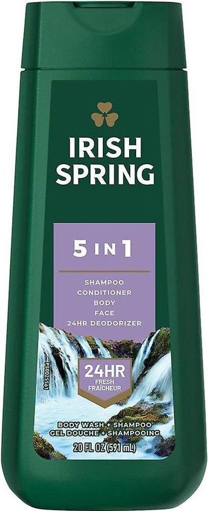 Irish Spring | Duschgel 5 In 1 - 591 ml - Reinigung - Feuchtigkeitsspendend - Shampoo