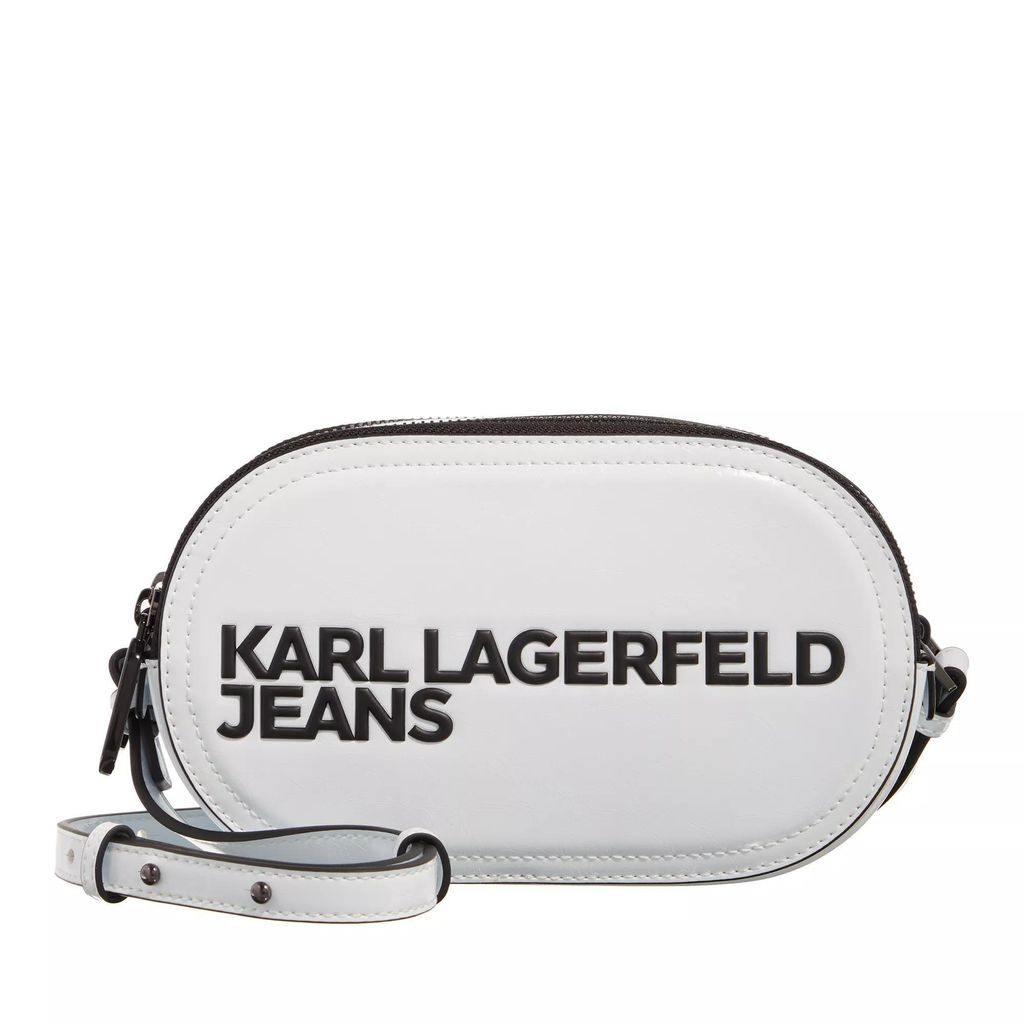 Karl Lagerfeld Jeans Essential Logo Camera Bag White white A0243463
