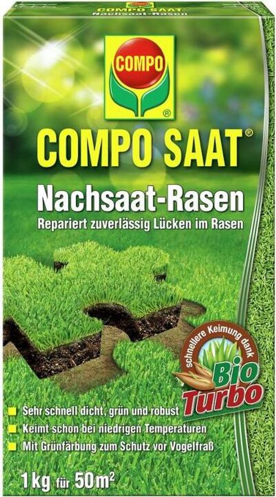 COMPO  13883 COMPO SAAT Tráva na dosievanie, 1 kg na 50 m² Obrázok produktu 