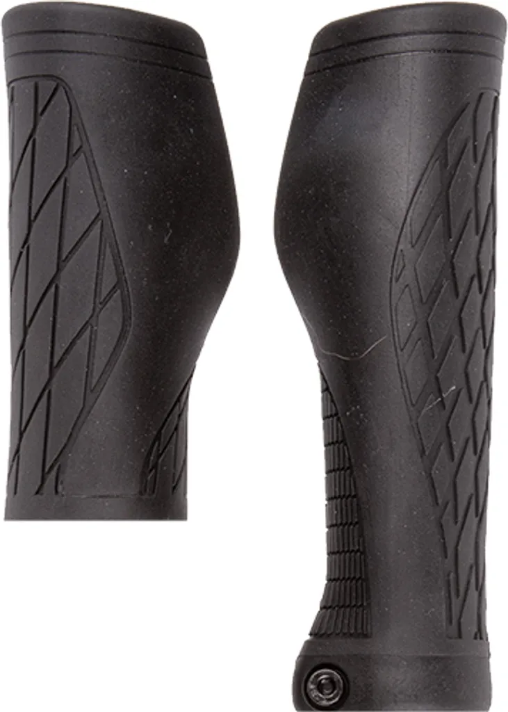 Poignées de Vélo Ergonomiques M-Wave Cloud Noir avec Fixation Fix