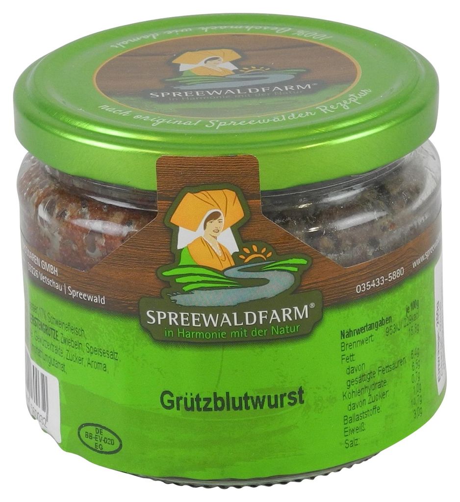 Original Spreewälder Grützblutwurst (250 g) Produktbild 