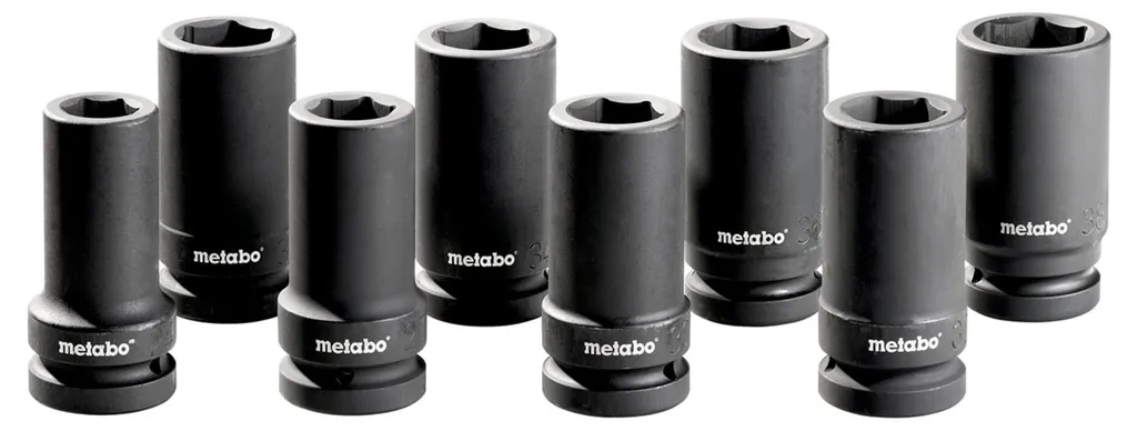 Metabo Jeu de clés à douilles à choc 1/2", 16 pièces (628905000) - Robuste