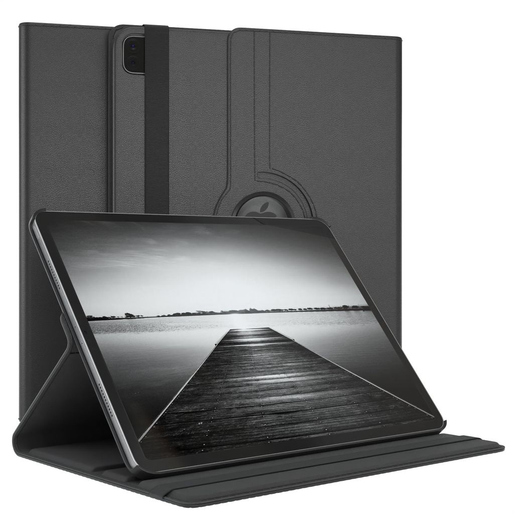 EAZY CASE - Tablet Hülle für Apple iPad Air 13 (2026) Schutzhülle, Tablet Case 360° drehbar in Schwarz