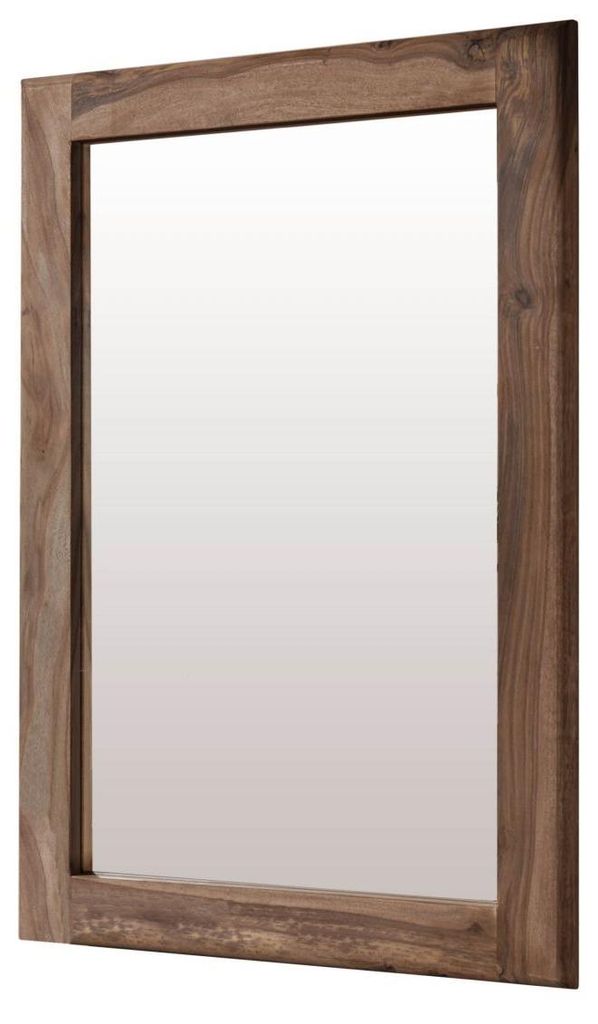 MASSIVMOEBEL24.DE Spiegel Sheesham 100x3x70 rot-braun Produktbild 
