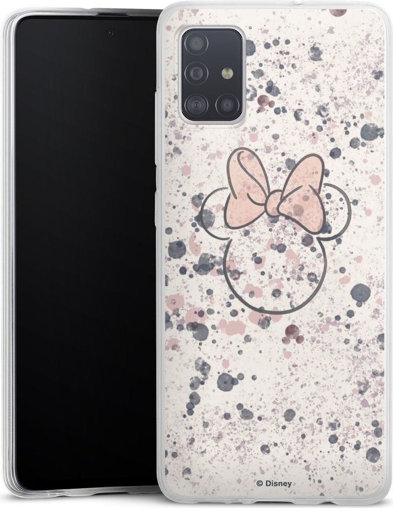 DeinDesign Slim Hülle für Samsung Galaxy A51 Silikon Case Ultra Dünn Handyhülle Disney Minnie Mouse Wasserfarbe