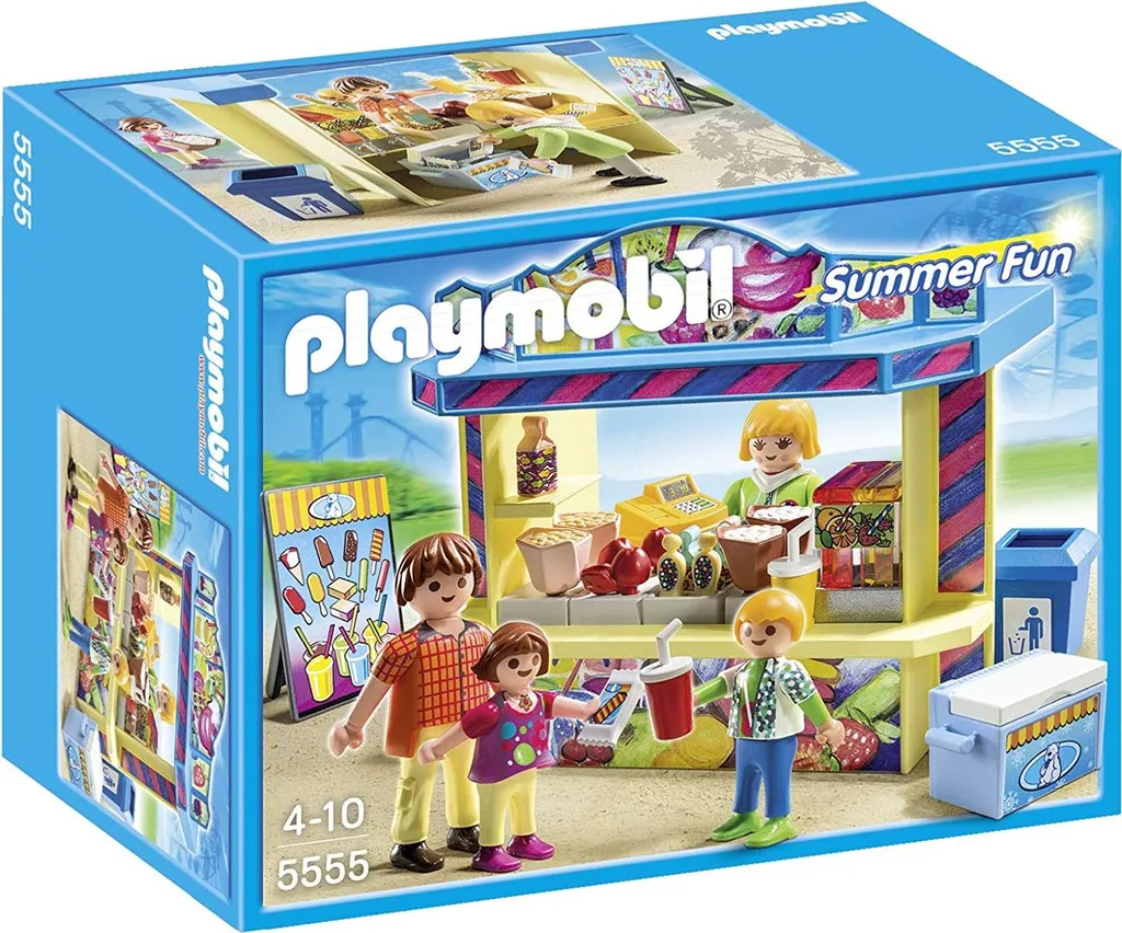 Jouet Stand de Bonbons PLAYMOBIL 5555 pour Compléter sa Collection Fun