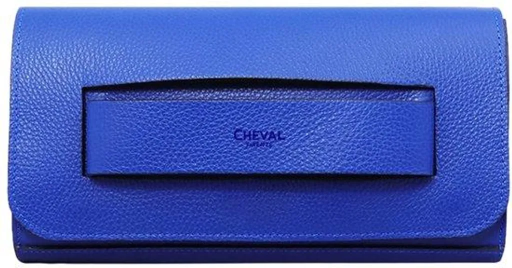 Sac à main cuir bleu d'Italie : fini le désordre avec sa pochette incluse