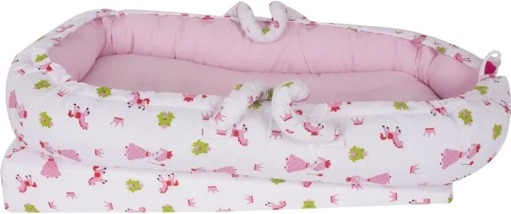 Nid d'ange anti-reflux ergonomique Sevi Line en coton doux Princesse