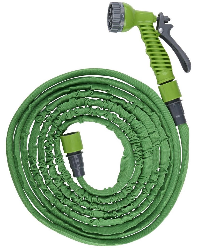 Kinzo Flexibler Gartenschlauch 10M – inkl. Schlauchaufsatz Produktbild 