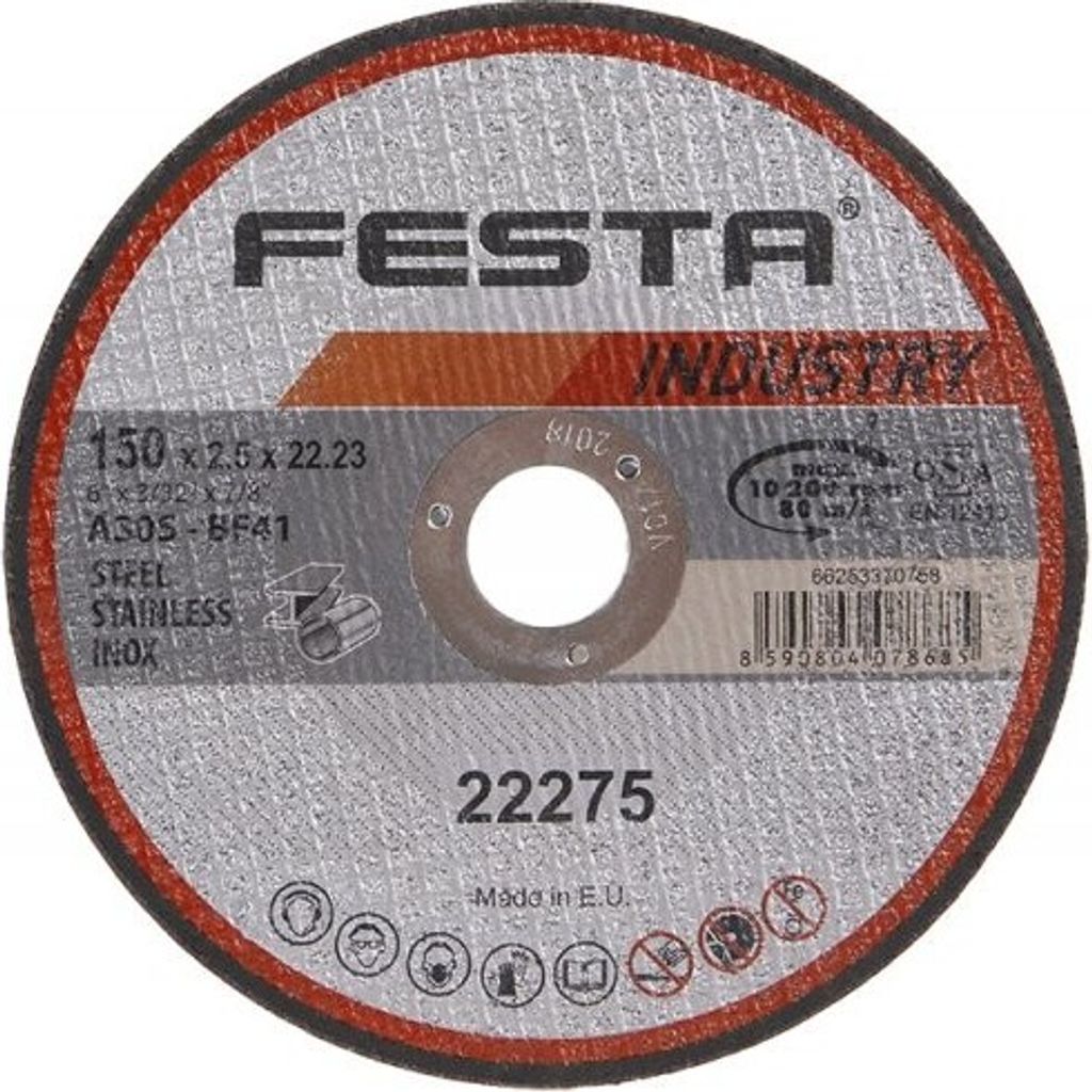 FESTA - Schneidscheibe Metall 150 x 2.5 x 22.2 INDUSTRY