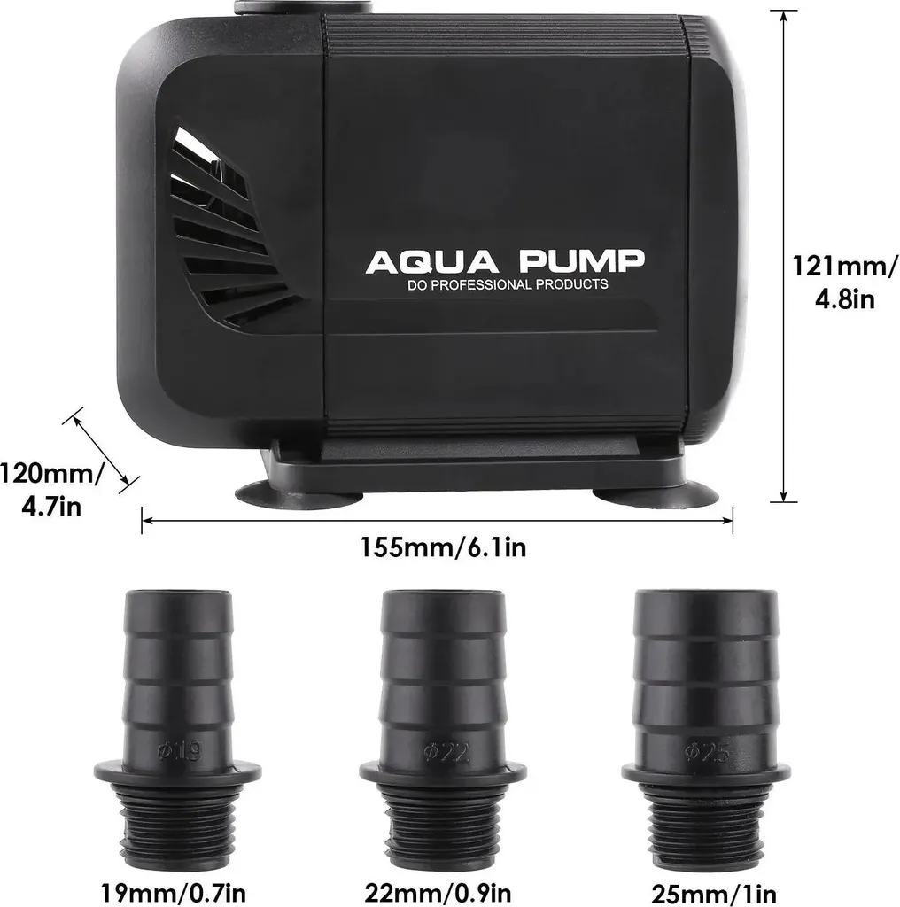 Pompe à eau silencieuse contre l'eau stagnante - 3000 l/h Rose 40W