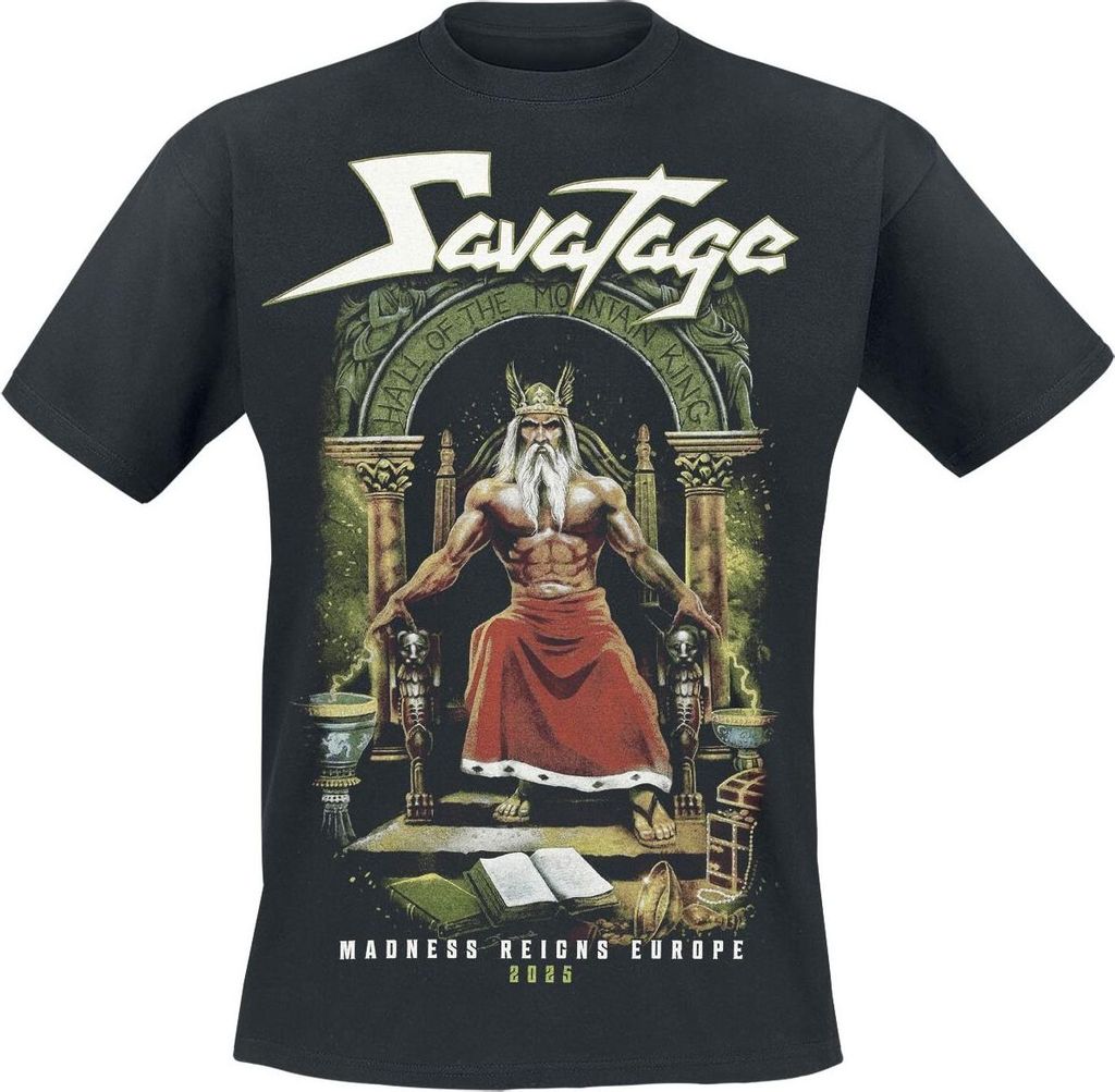 Savatage T-Shirt Herren Hotmilk - Tour 2025 schwarz 4XL