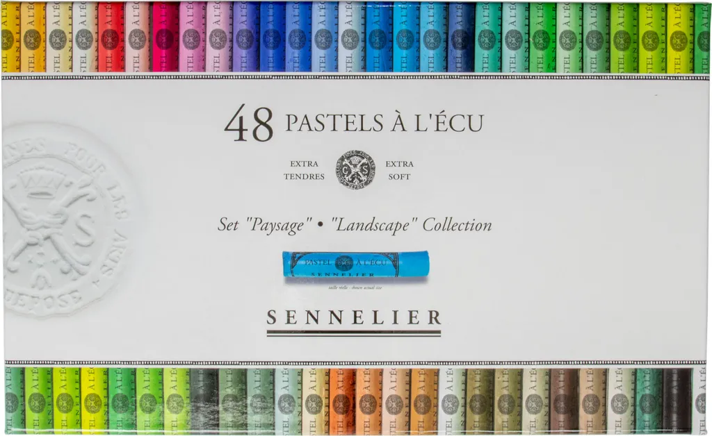 Pastels Sennelier Paysage Boîte 48 Pastels pour Peinture Plein Air