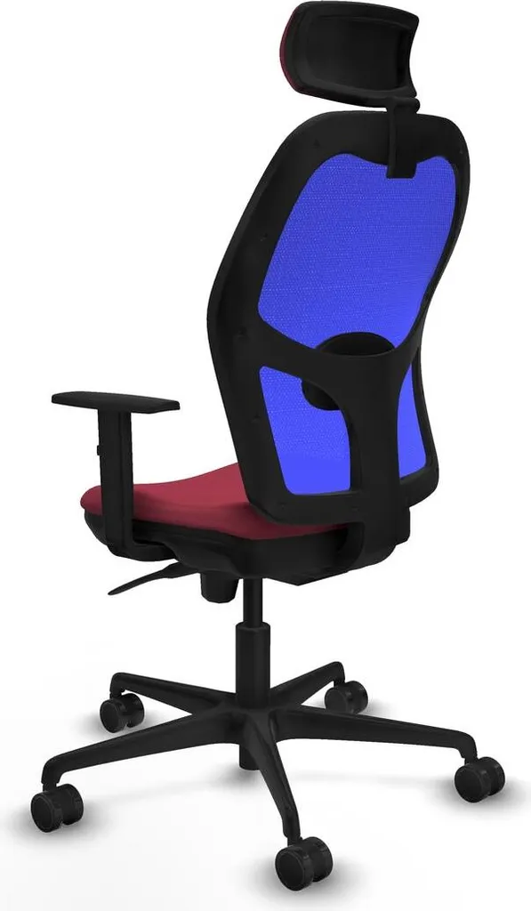 Chaise de bureau contre le mal de dos rouge grenat 1D036N2 Piqueras y Crespo