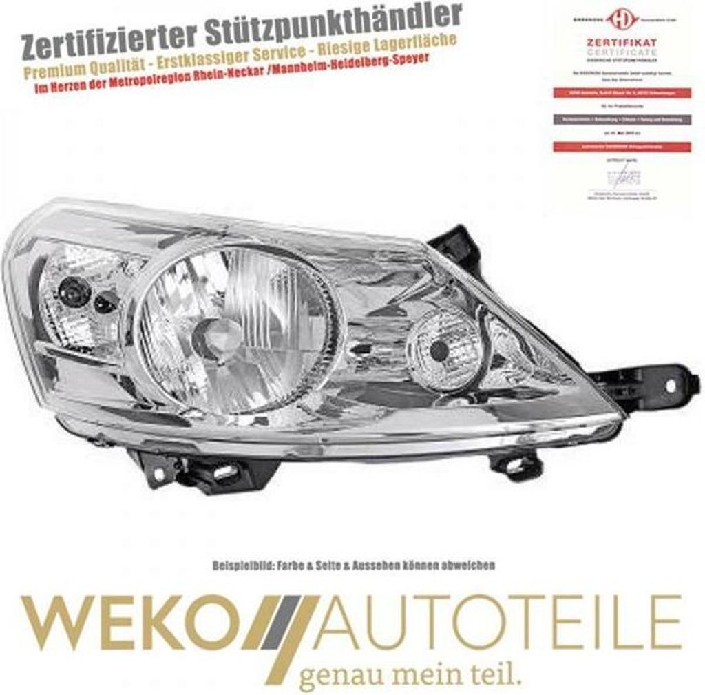 Diederichs Scheinwerfer re. Scudo, 07->> H4