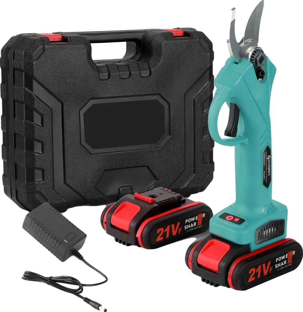 Sécateur électrique de jardinage compact et léger pour taille de branche