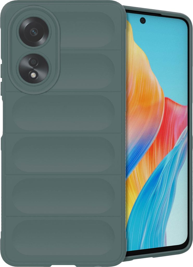 imoshion EasyGrip Backcover Oppo A58 - Dunkelgrün Produktbild 
