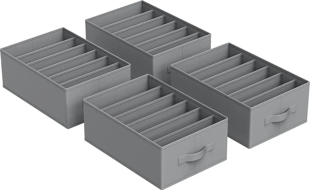 Organisateur pour armoire anti-désordre - Solution placard rangé gris