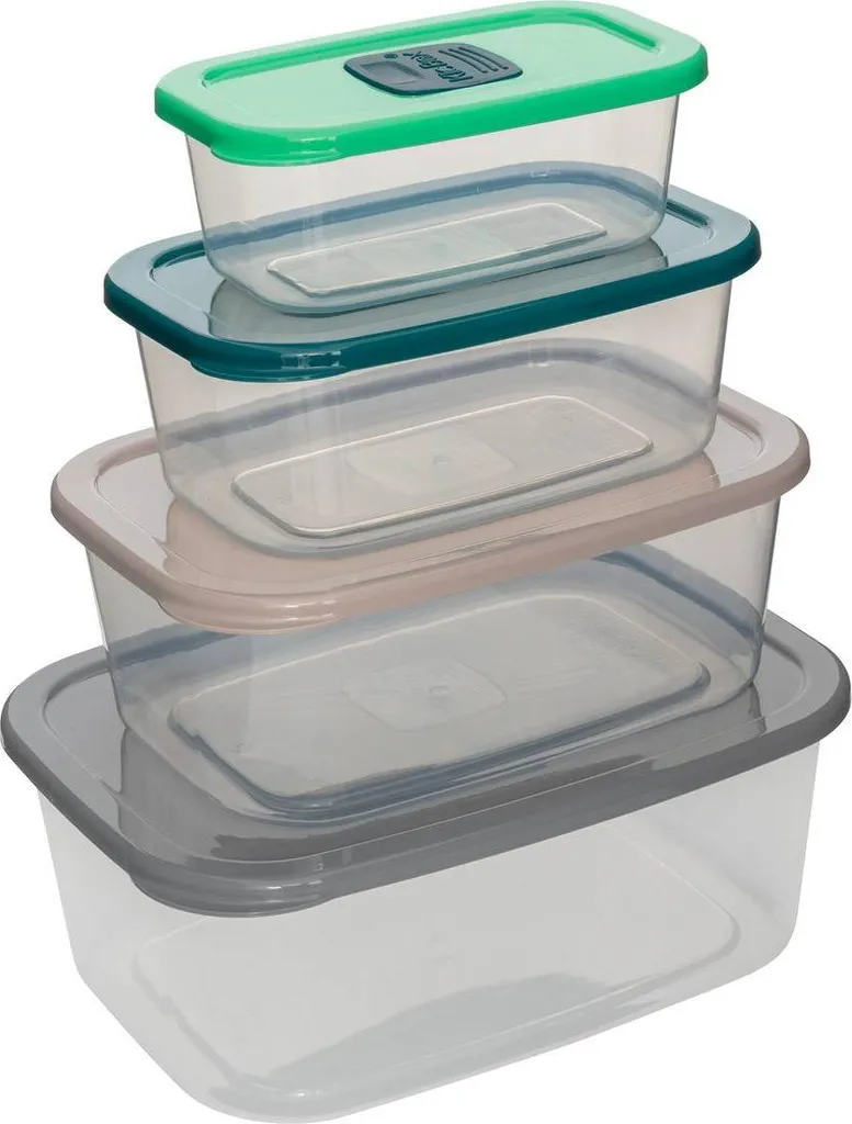 Set 4 Contenitori Microonde con Valvola 5 Five Simply Smart - Offerta