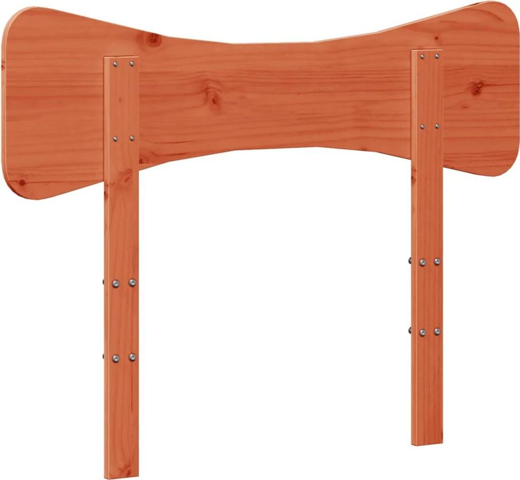 vidaXL Kopfteil Wachsbraun 75 cm Massivholz Kiefer