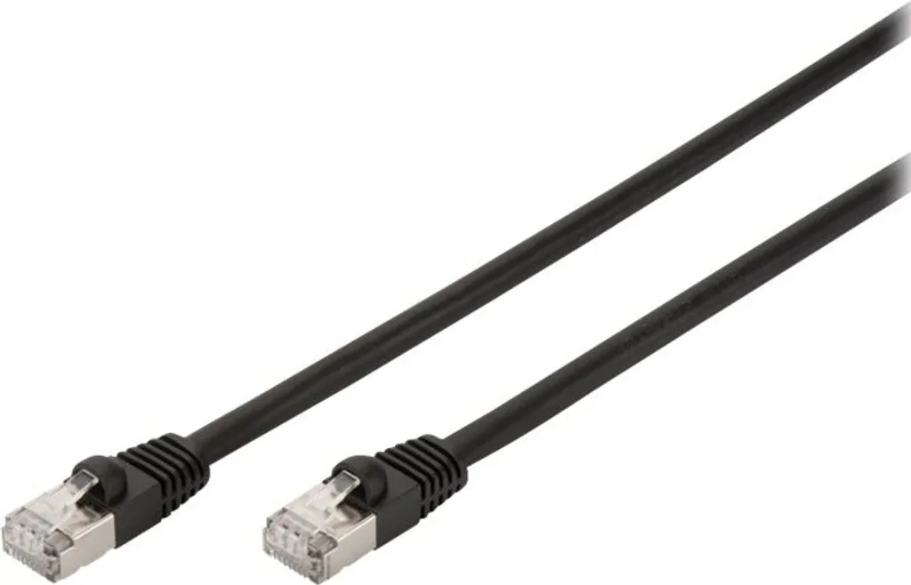 Cavo LAN Esterno 5m Digitus Cat 6 S-FTP - Nero LDPE Resistente UV